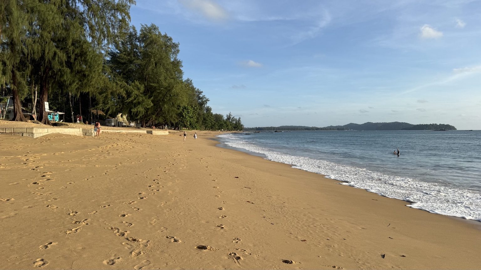 Khao Lak beach near the villa