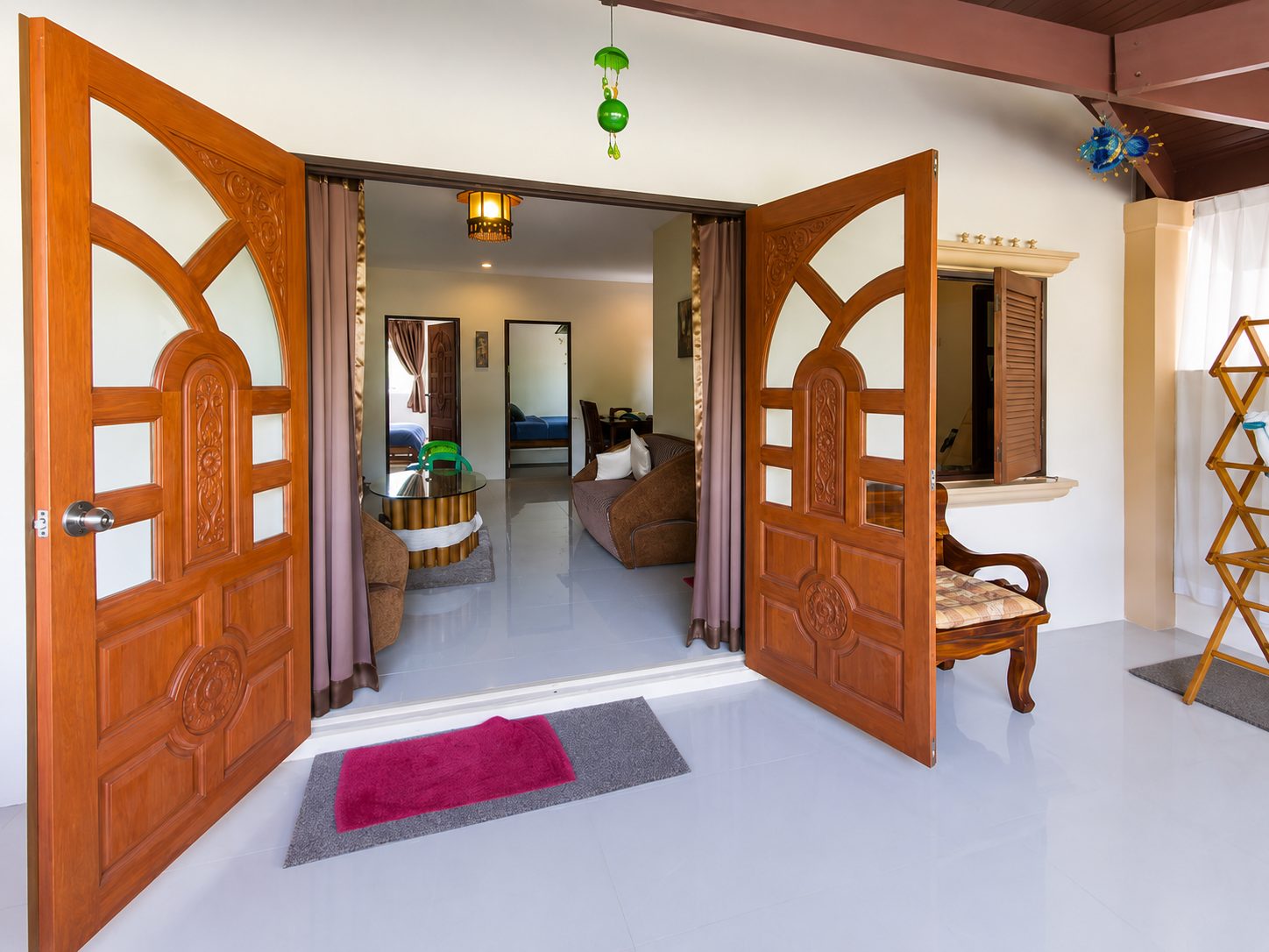 Upper floor entrance